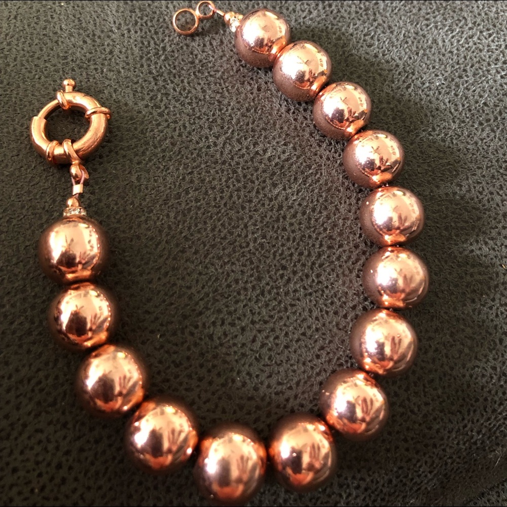 Rose Gold Beaded Bracelet